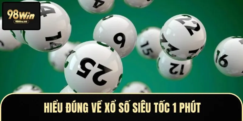Giao diện xổ số siêu tốc 60 giây vô cùng đơn giản
